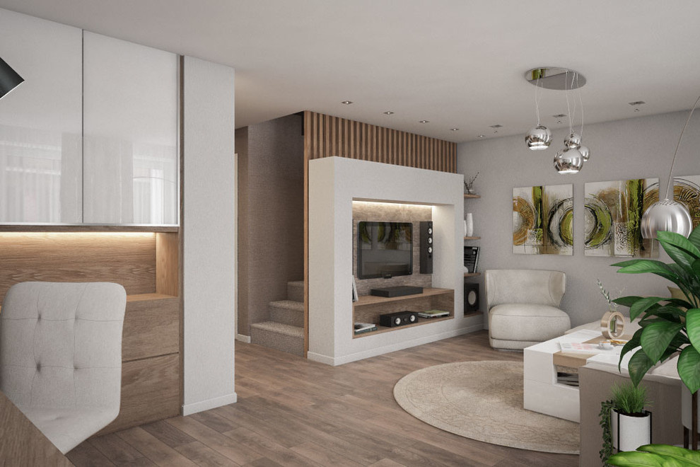 Двухуровневая квартира 115,7 м.кв