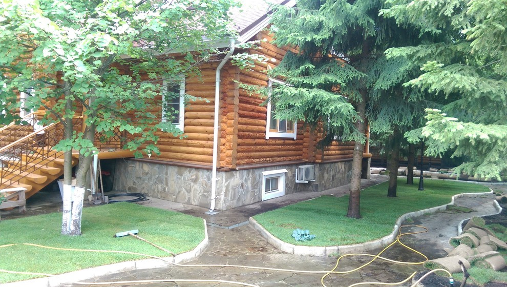 Укладка рулонного газона "под ключ"