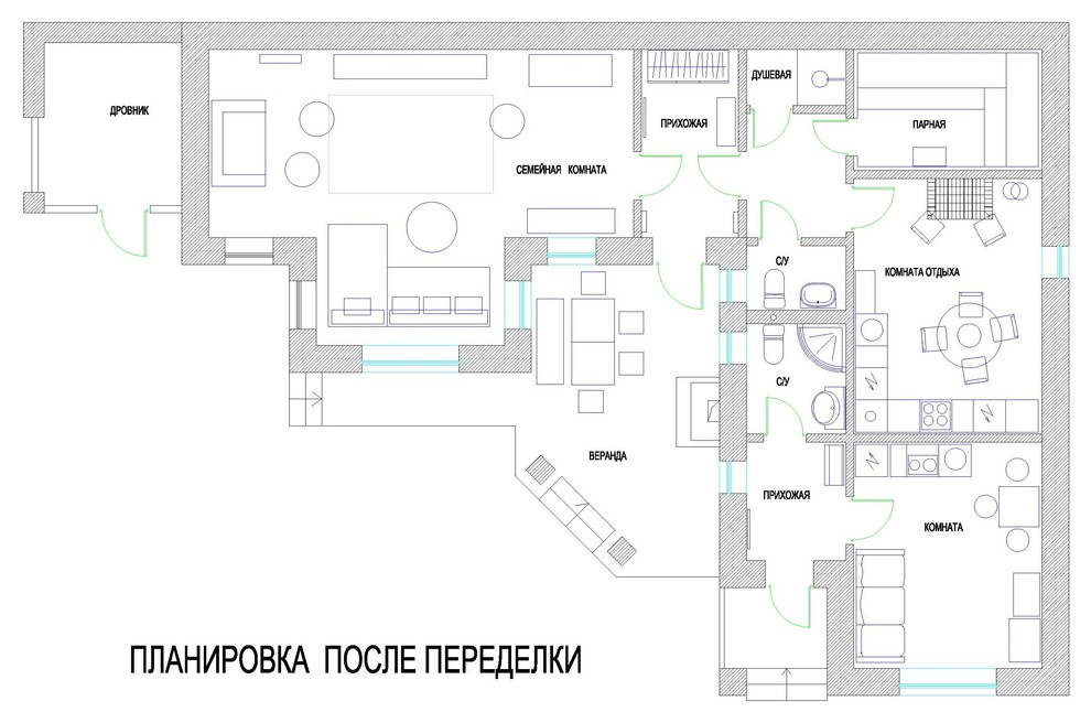 Планировка переделки