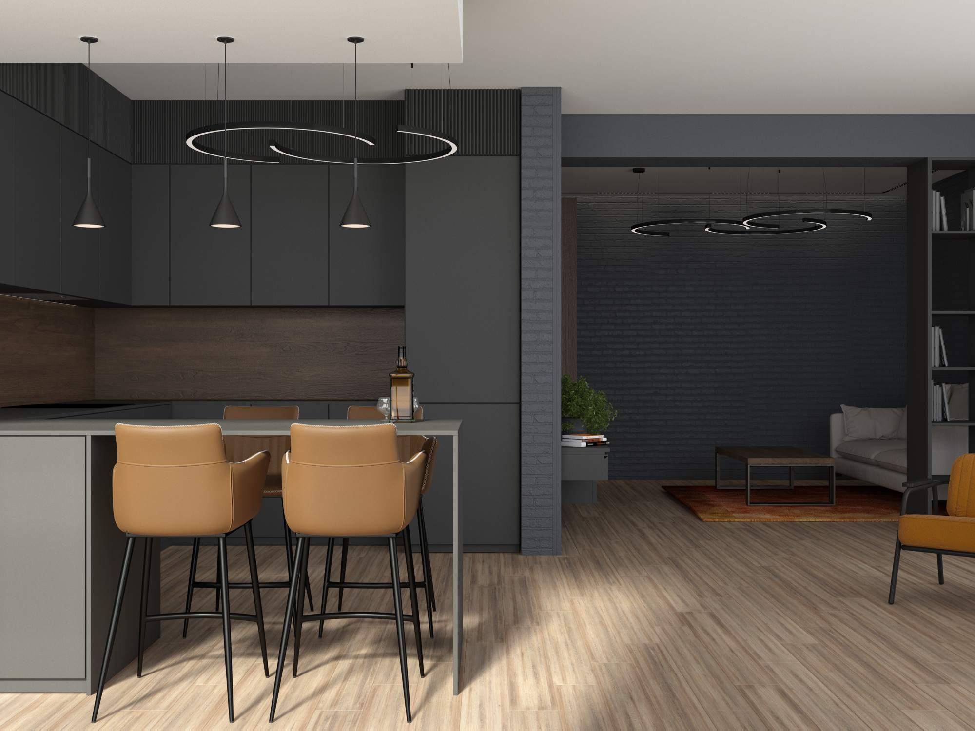 Просторная квартира 2к. с потрясающими видами на город