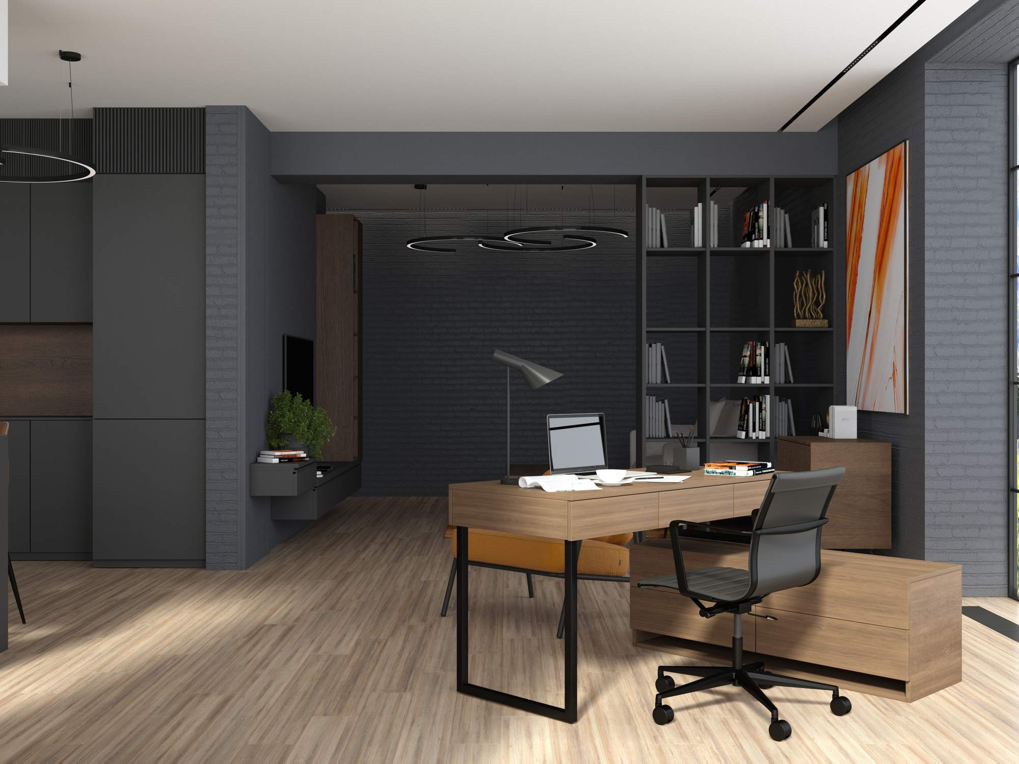 Просторная квартира 2к. с потрясающими видами на город