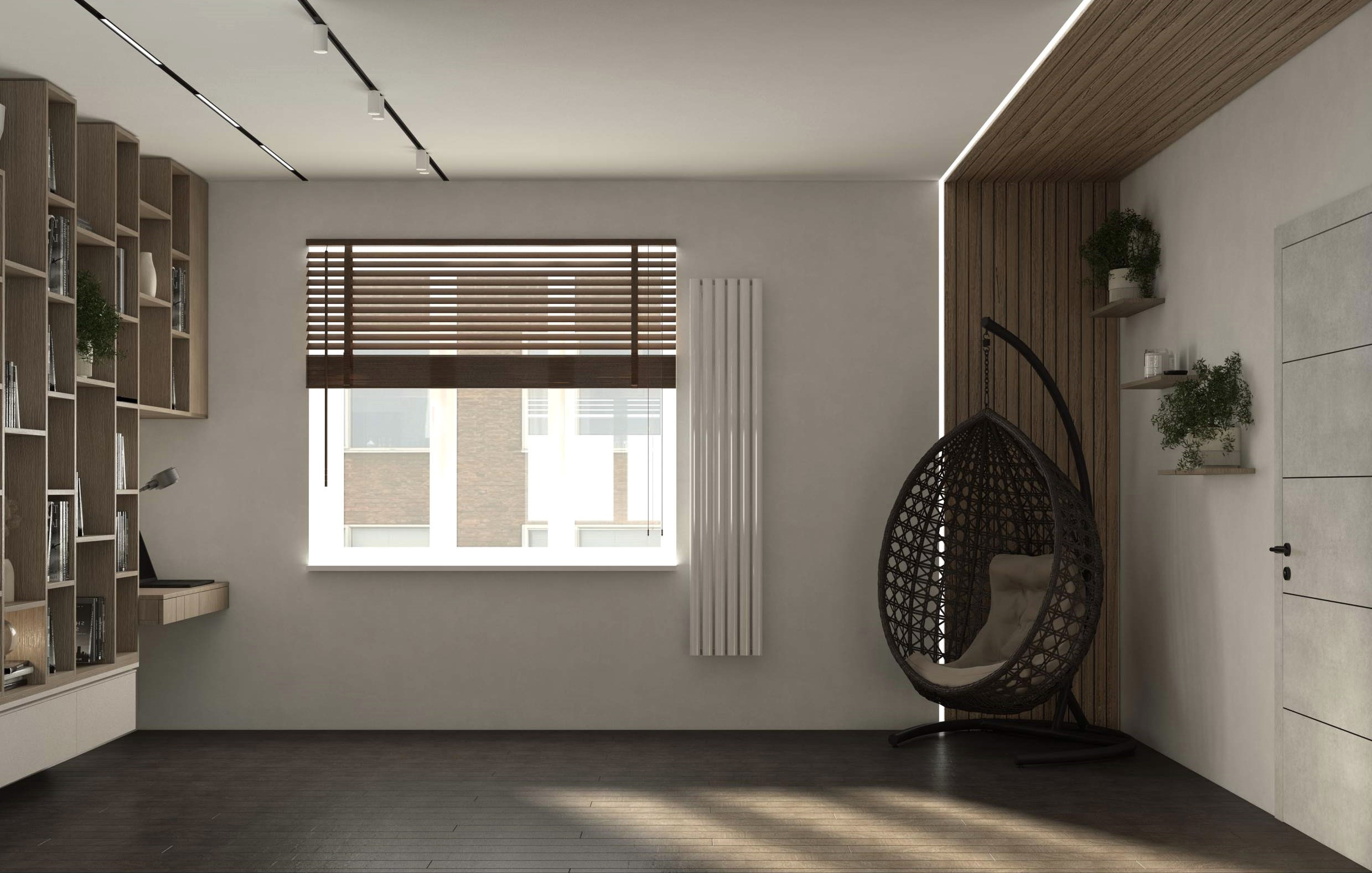 Обложка проекта: Частичный дизайн проект Домашняя студия для занятий йогой