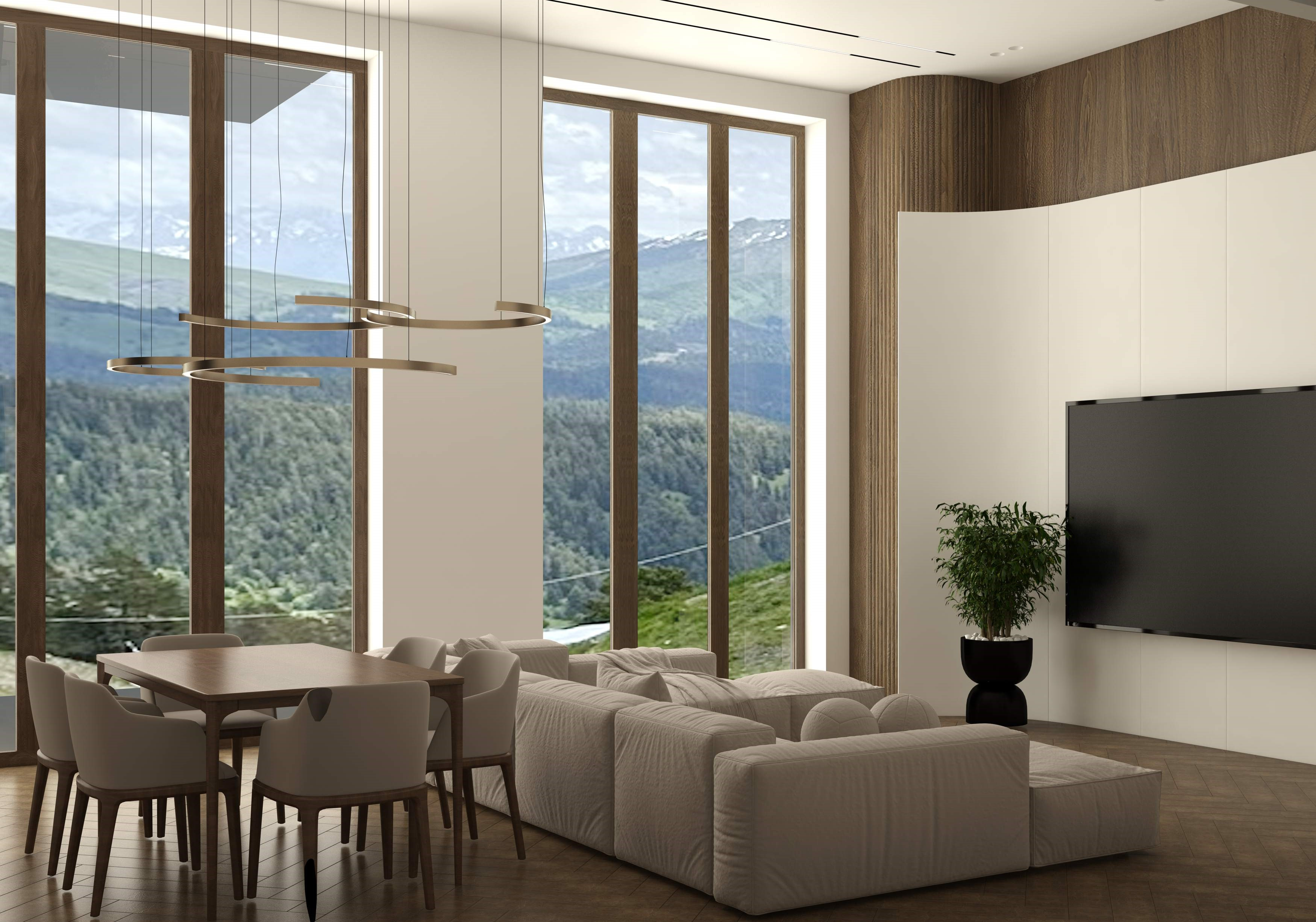 Обложка проекта: Восхитительный дом в горах