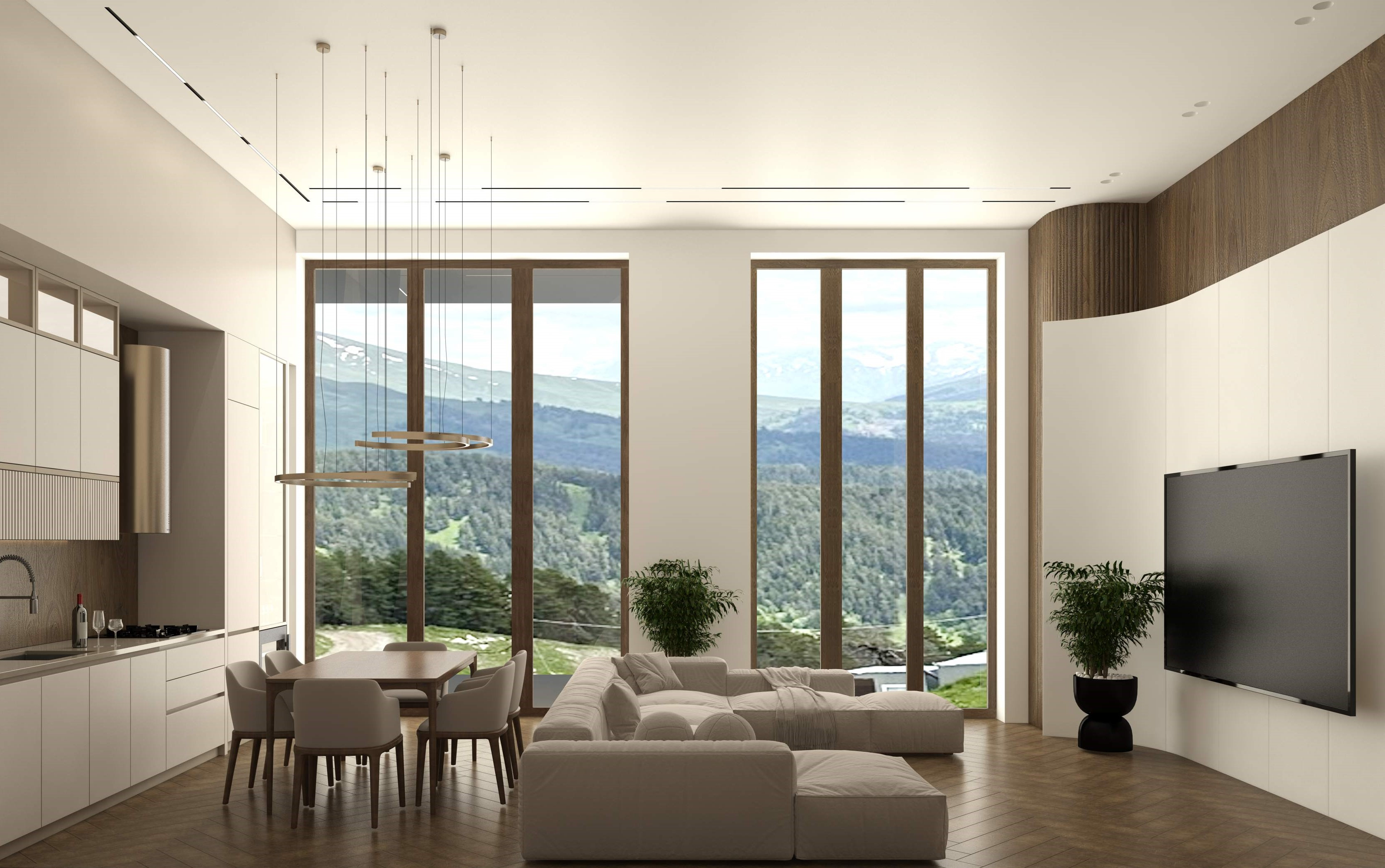 Восхитительный дом в горах