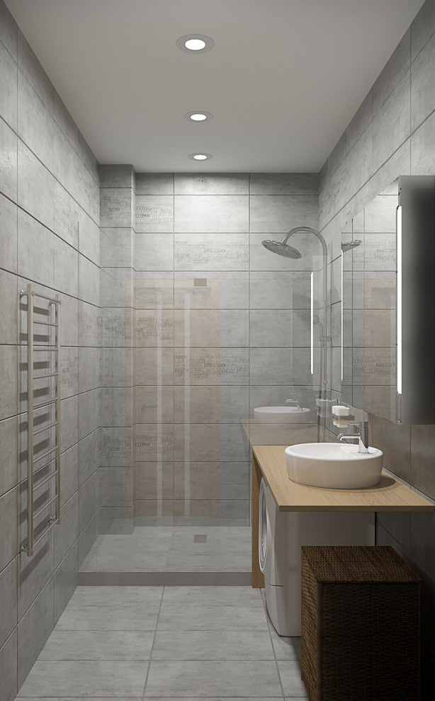 Квартира в стиле LOFT розовый кирпич