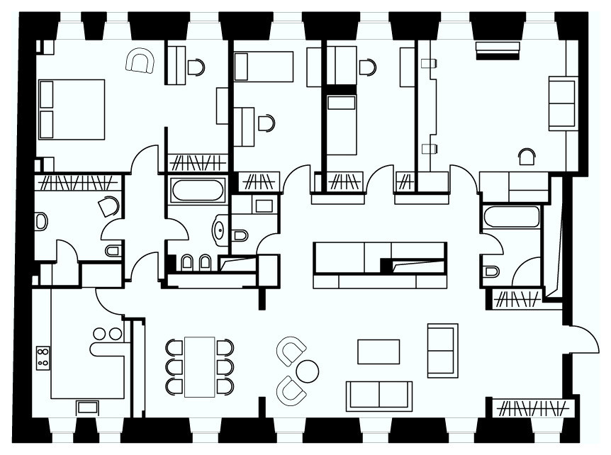 Квартира в историческом центре, Москва
