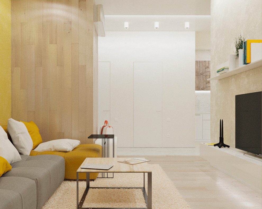 yellow apartment