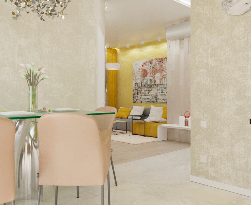 yellow apartment