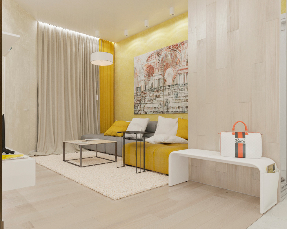 yellow apartment