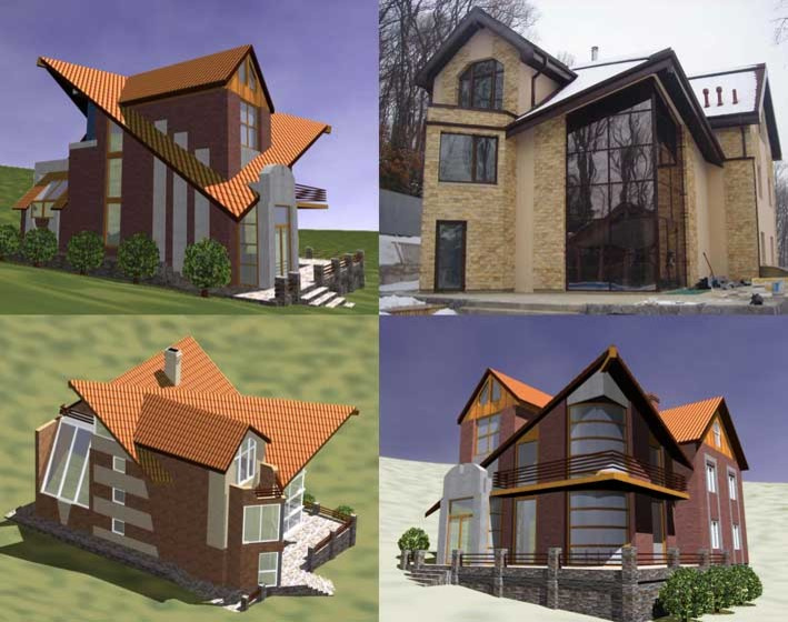 архитектура, частные дома