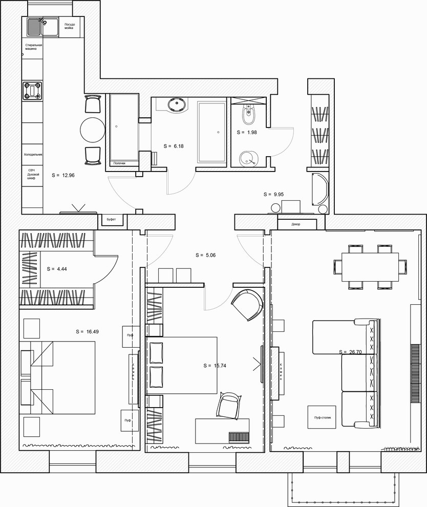 Сталинка на Профсоюзной улице