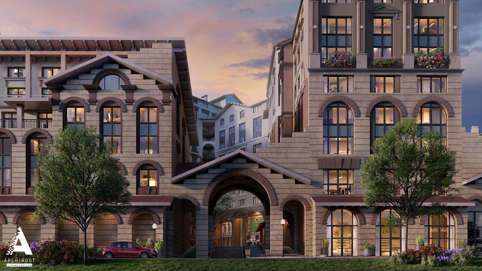 Визуализация UP-квартала «Римский»