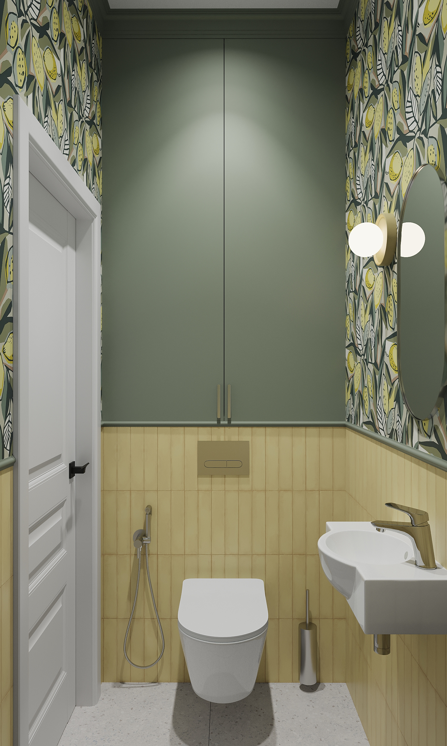 Яркая двушка с нотками сканди и ретро.