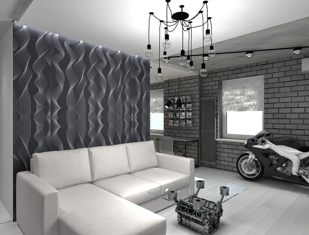 Обложка проекта: Interior with bike