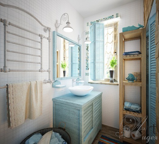 Санузел для комнаты отдыха у моря