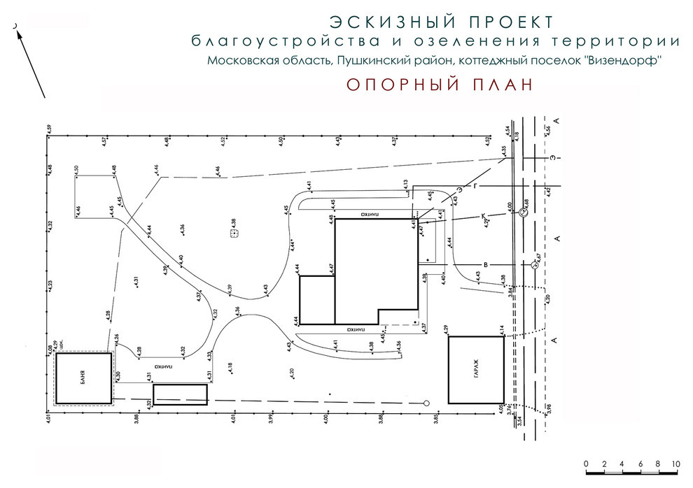 Проект участка - геоподоснова.