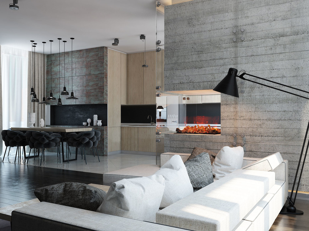 Fireplace room.
