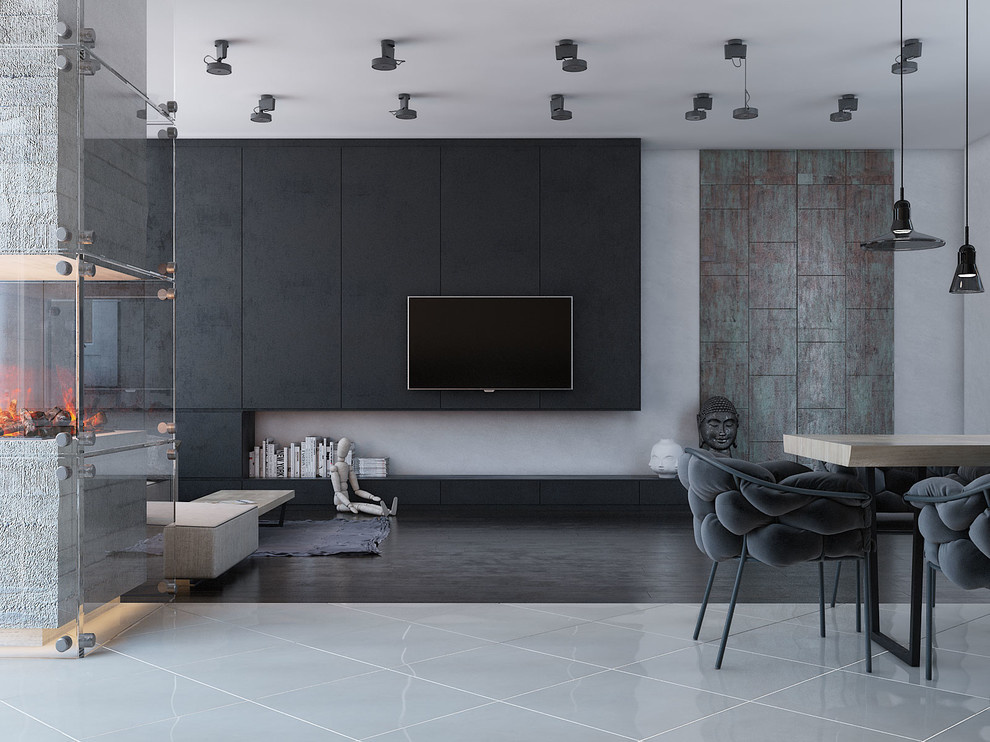 Fireplace room.