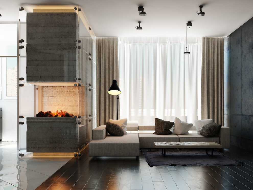 Fireplace room.