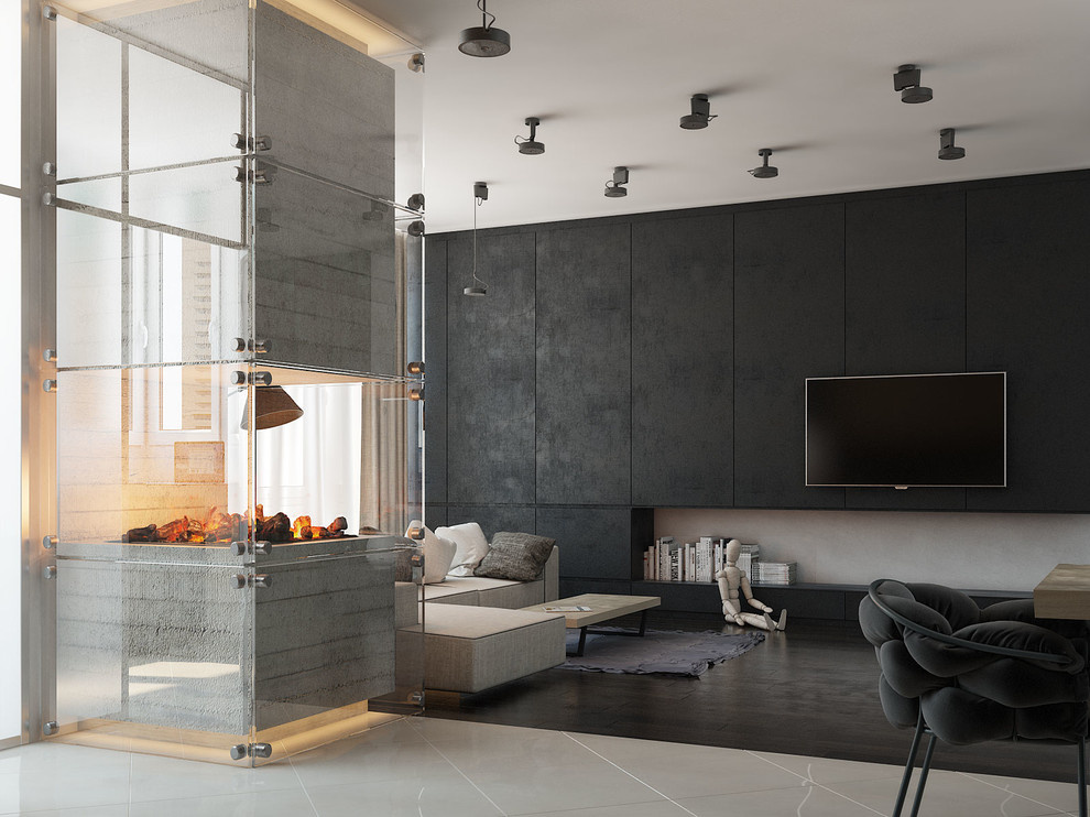 Fireplace room.