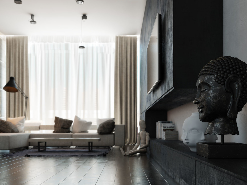 Fireplace room.