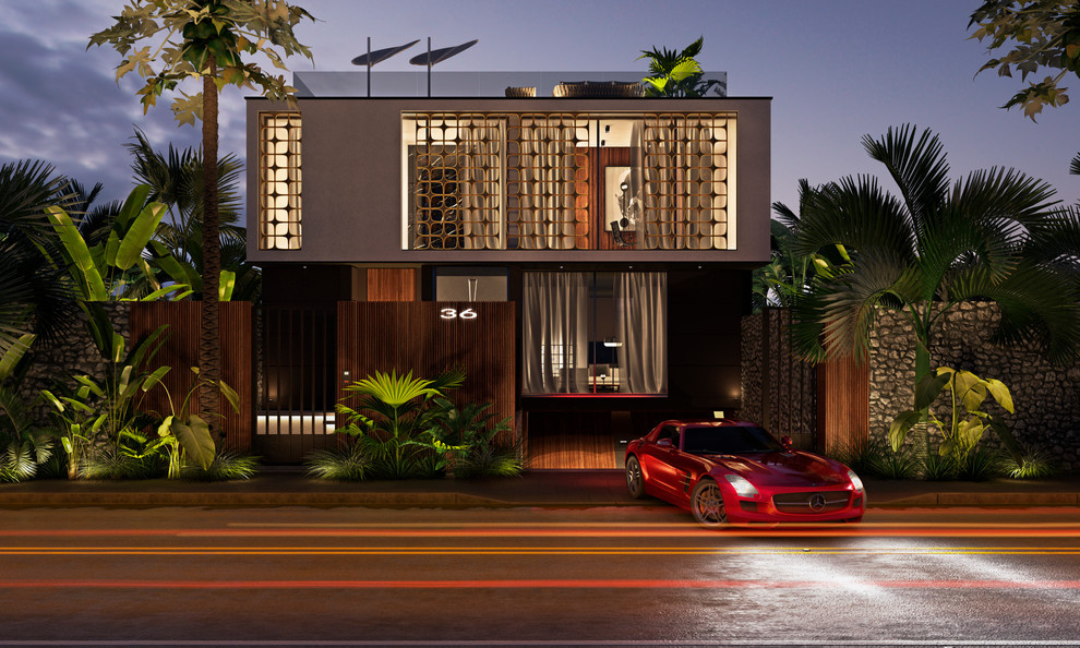 House in Casablanca, Morocco.