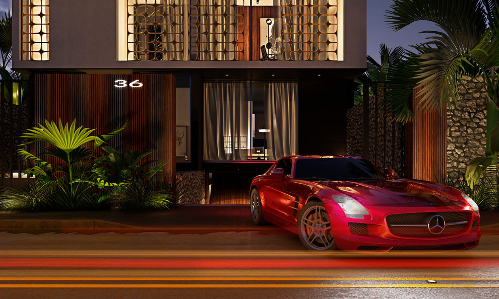 House in Casablanca, Morocco.