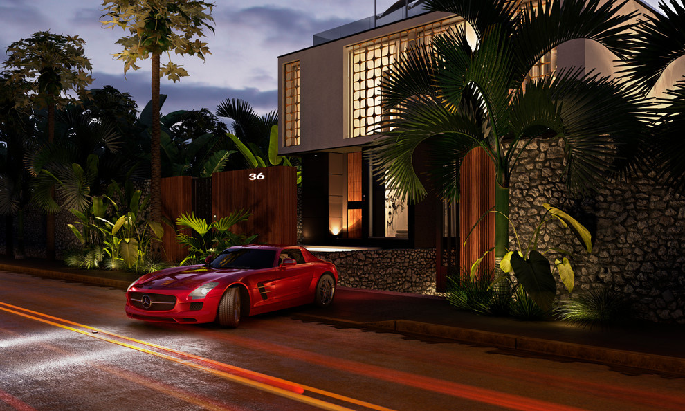 House in Casablanca, Morocco.