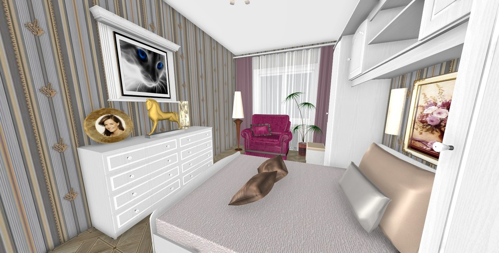 Экспресс 3D дизайн  1 кв.ры в ЖК Триумф Парк