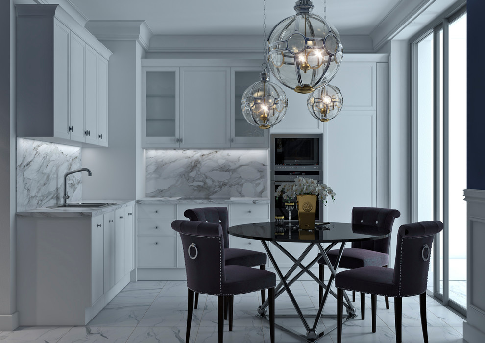 Blue apartment