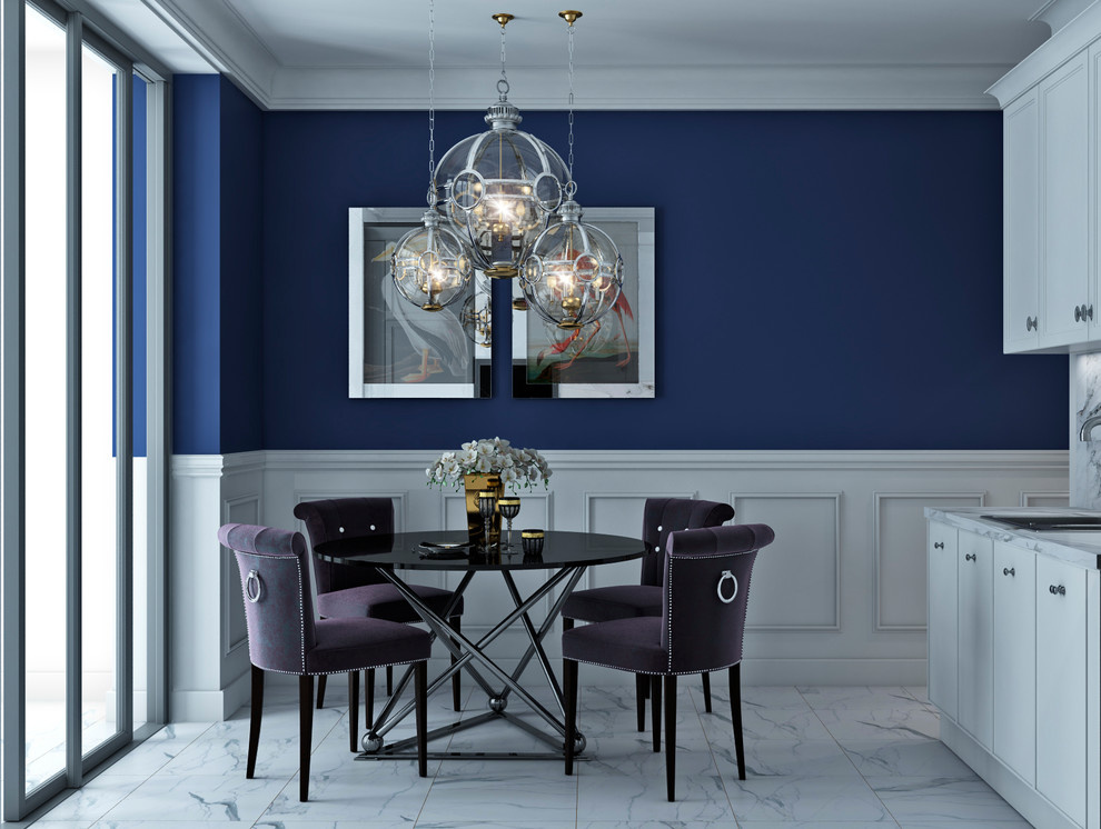 Blue apartment