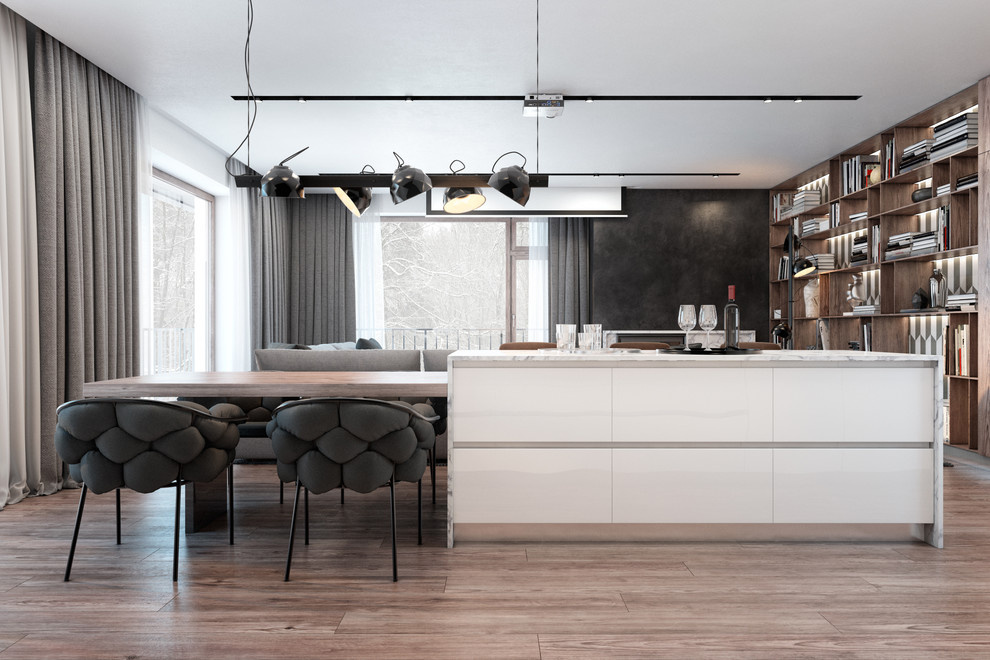 Neat interior for a young family.