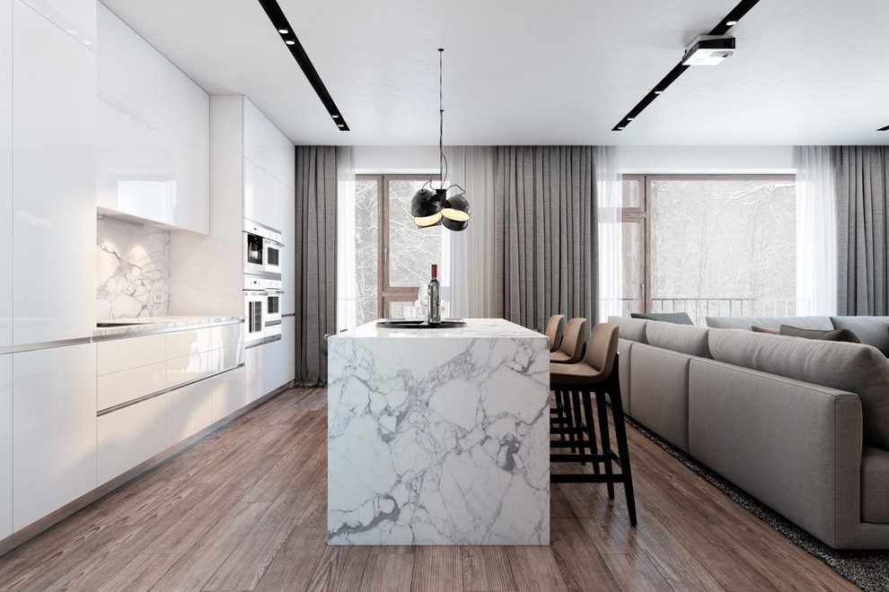 Neat interior for a young family.