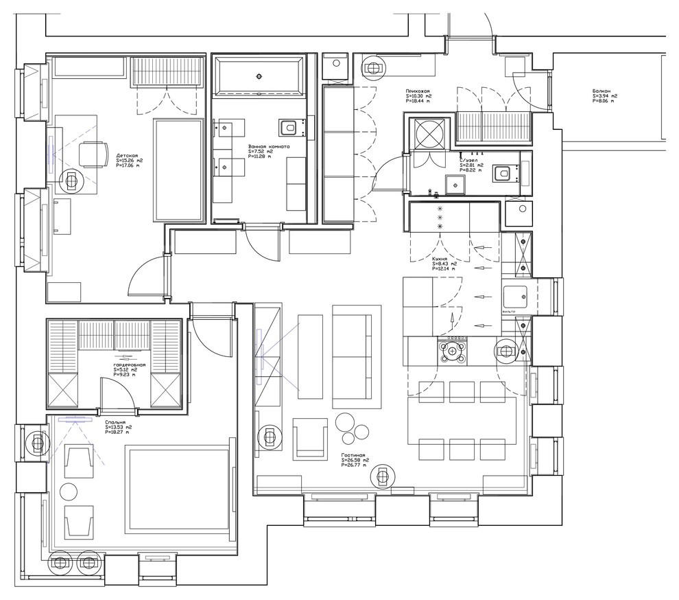 Квартира 98м2