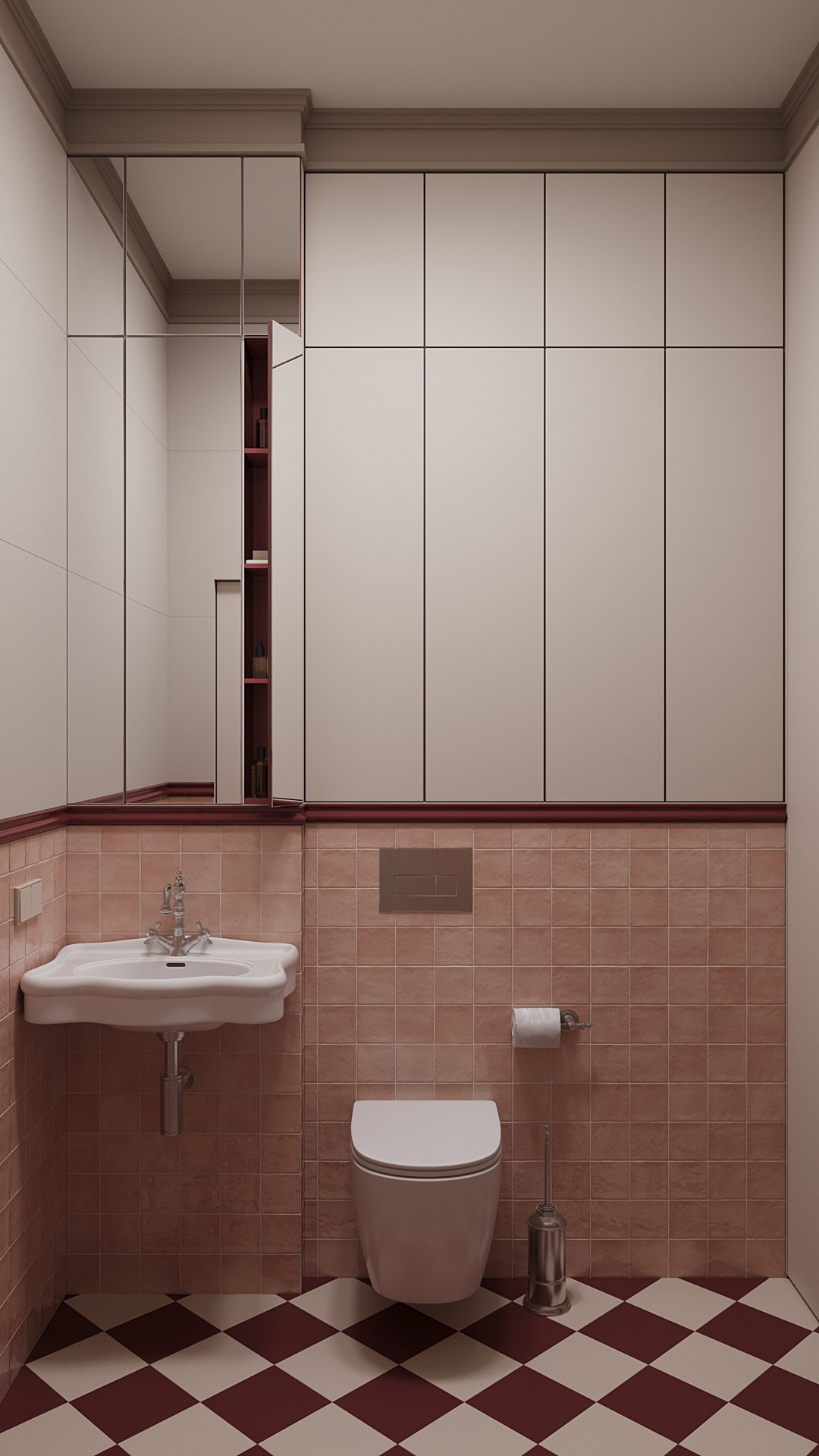 Современная квартира с элементами mid-century в ЖК Шагал