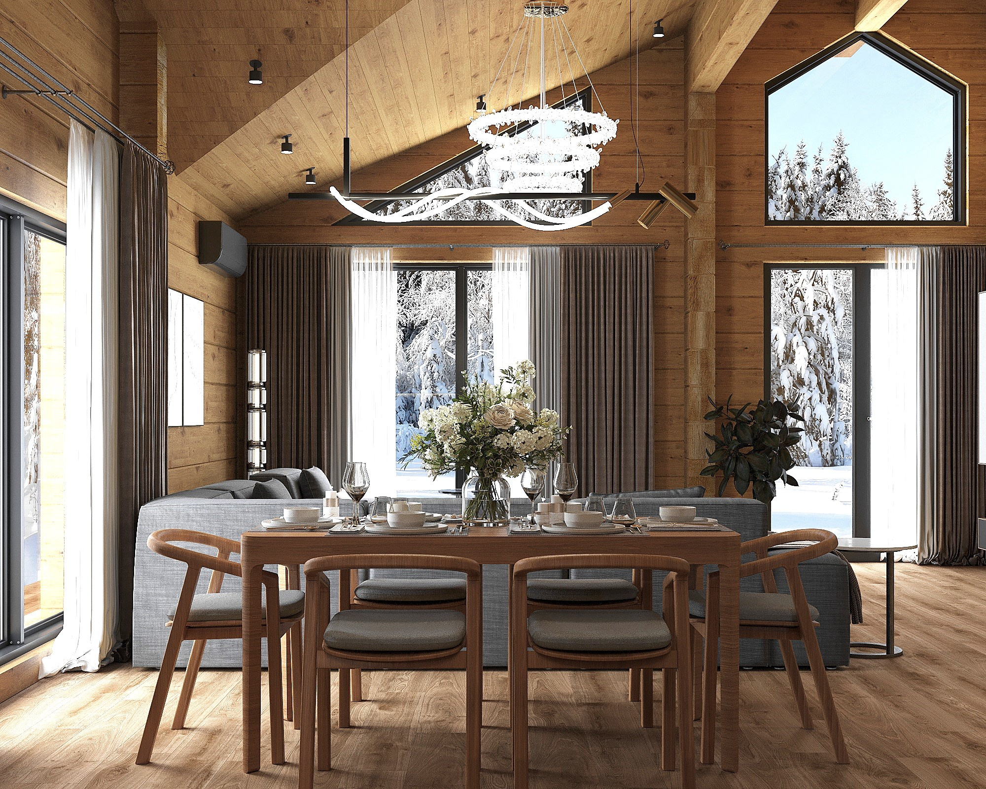 Обложка проекта: Дом из бруса,Московская область