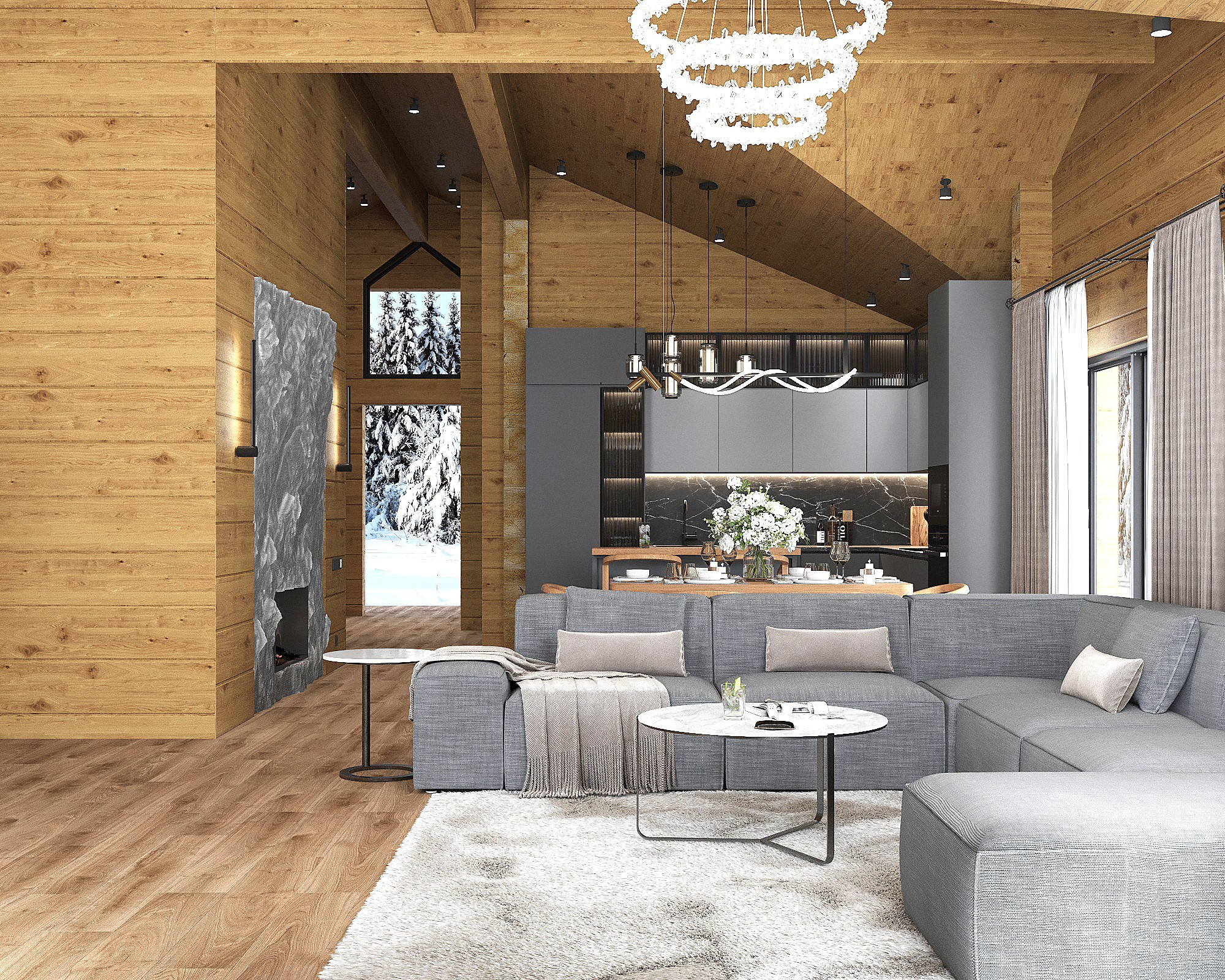 Дом из бруса,Московская область