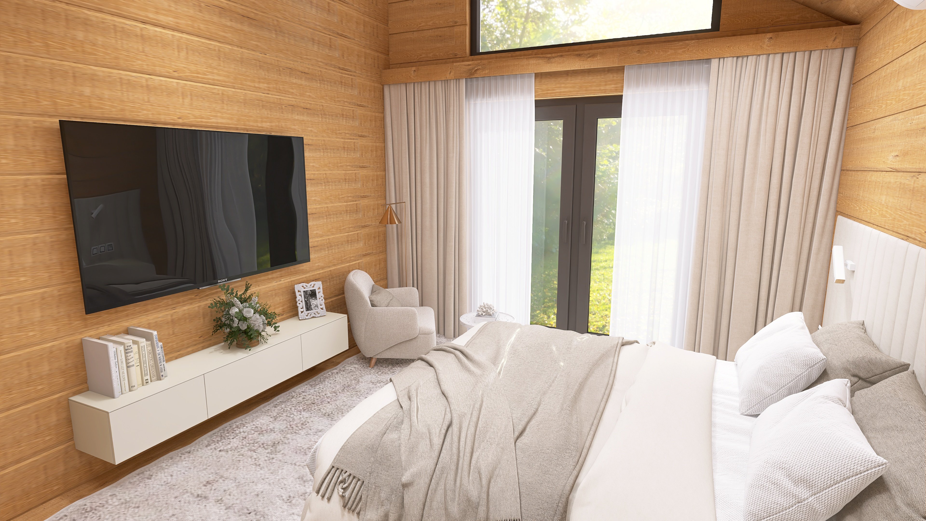 Дом из бруса,Московская область