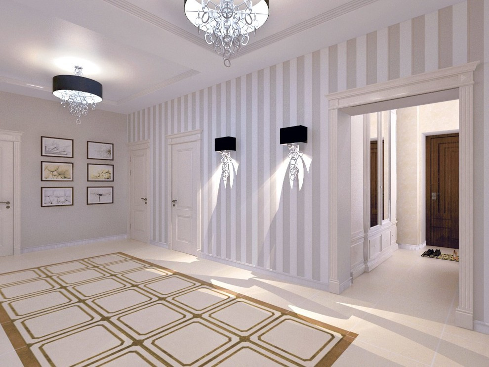 Дизайн интерьера 3к.кв. в ЖК Янтарный город (160 кв. м)