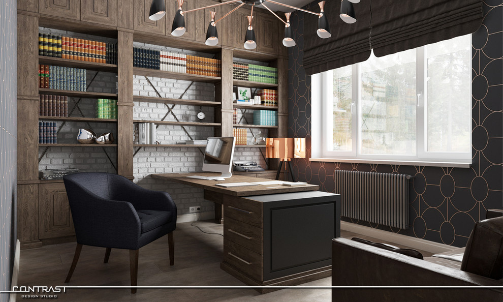 Кабинет в стиле loft