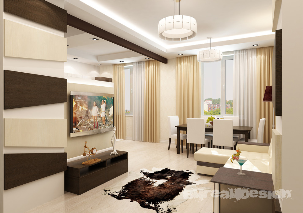 Дизайн-проект квартиры, 59 м2, г.Калуга, ул.Кирова