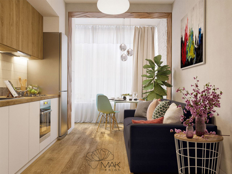 Кухня в ЖК "Европейский городок"