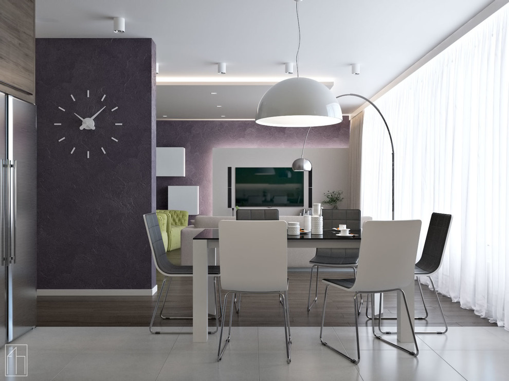 Purple and Green