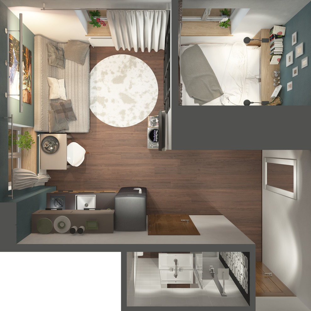 Квартира-студия, 21 м2 (Самарская обл.)