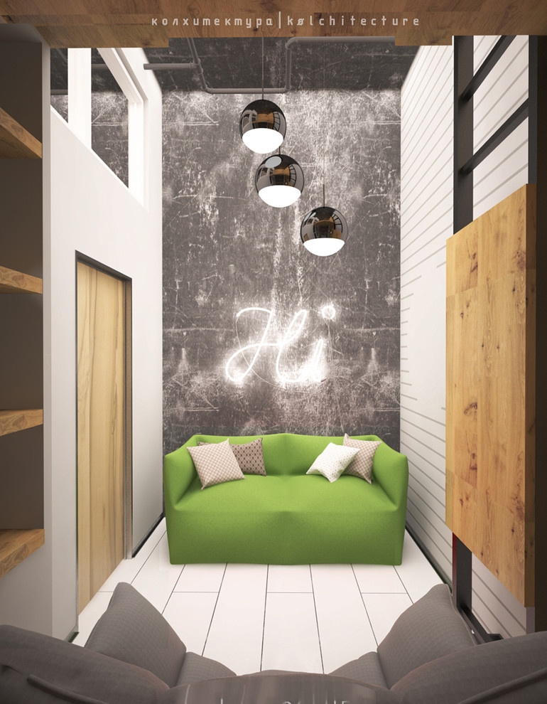 Обложка проекта: Loft+минимализм. Дизайн трехкомнатной квартиры