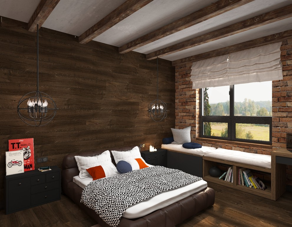Спальня в стиле Loft
