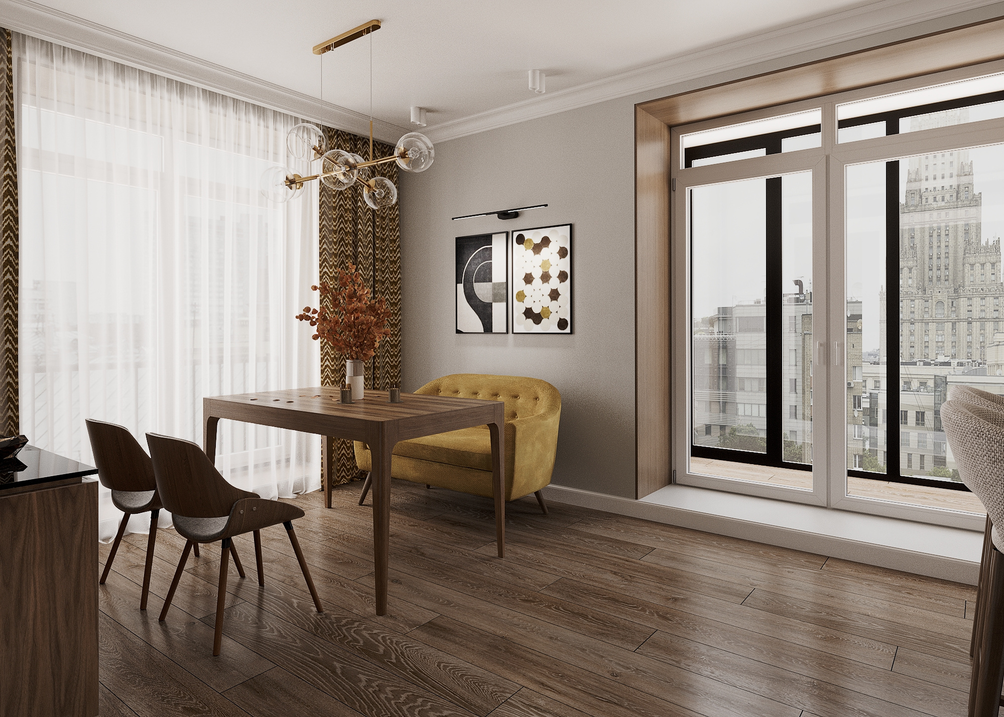 Обложка проекта: Кухня-столовая для Татьяны