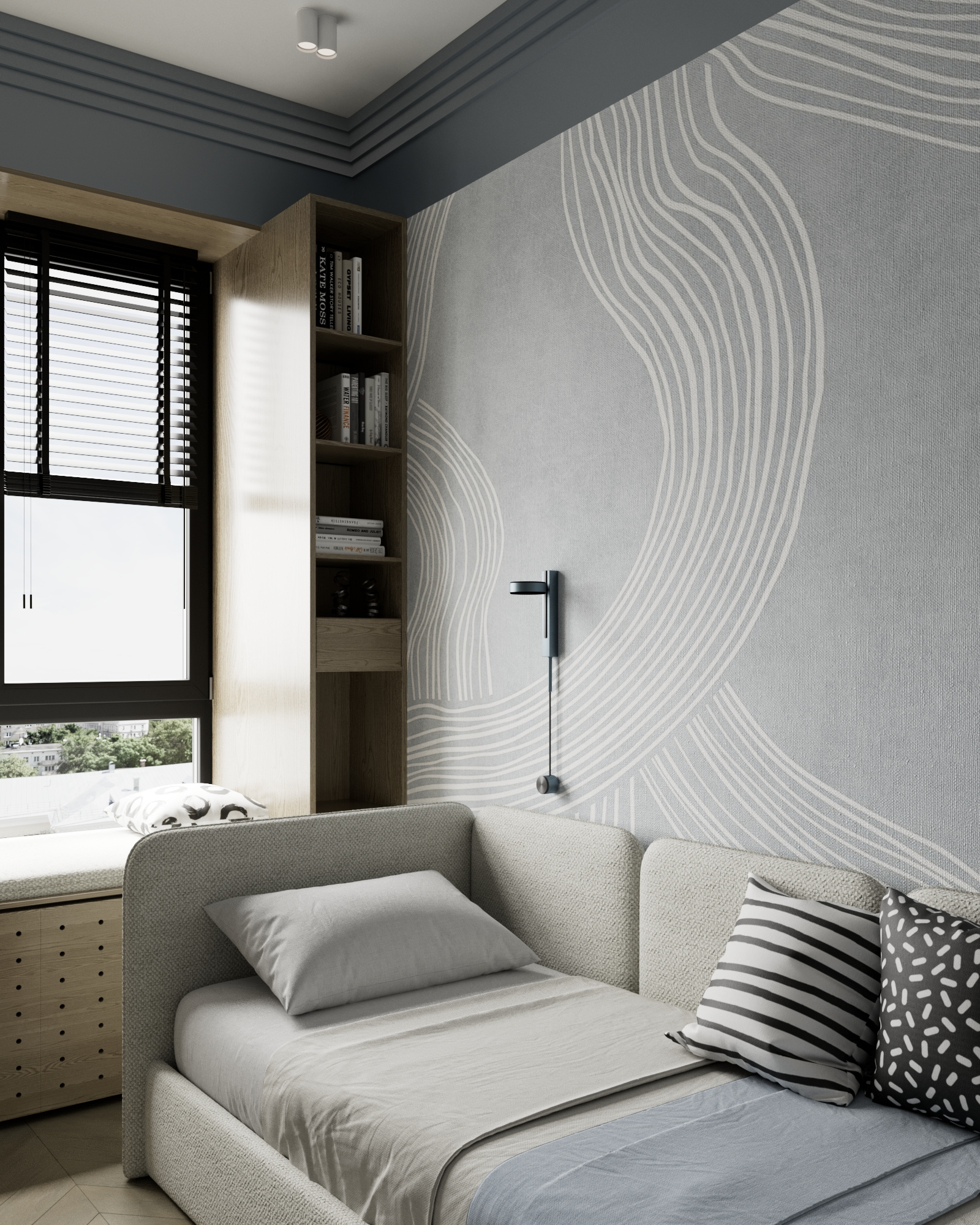 Детская в современном стиле. ЖК "Притяжение"