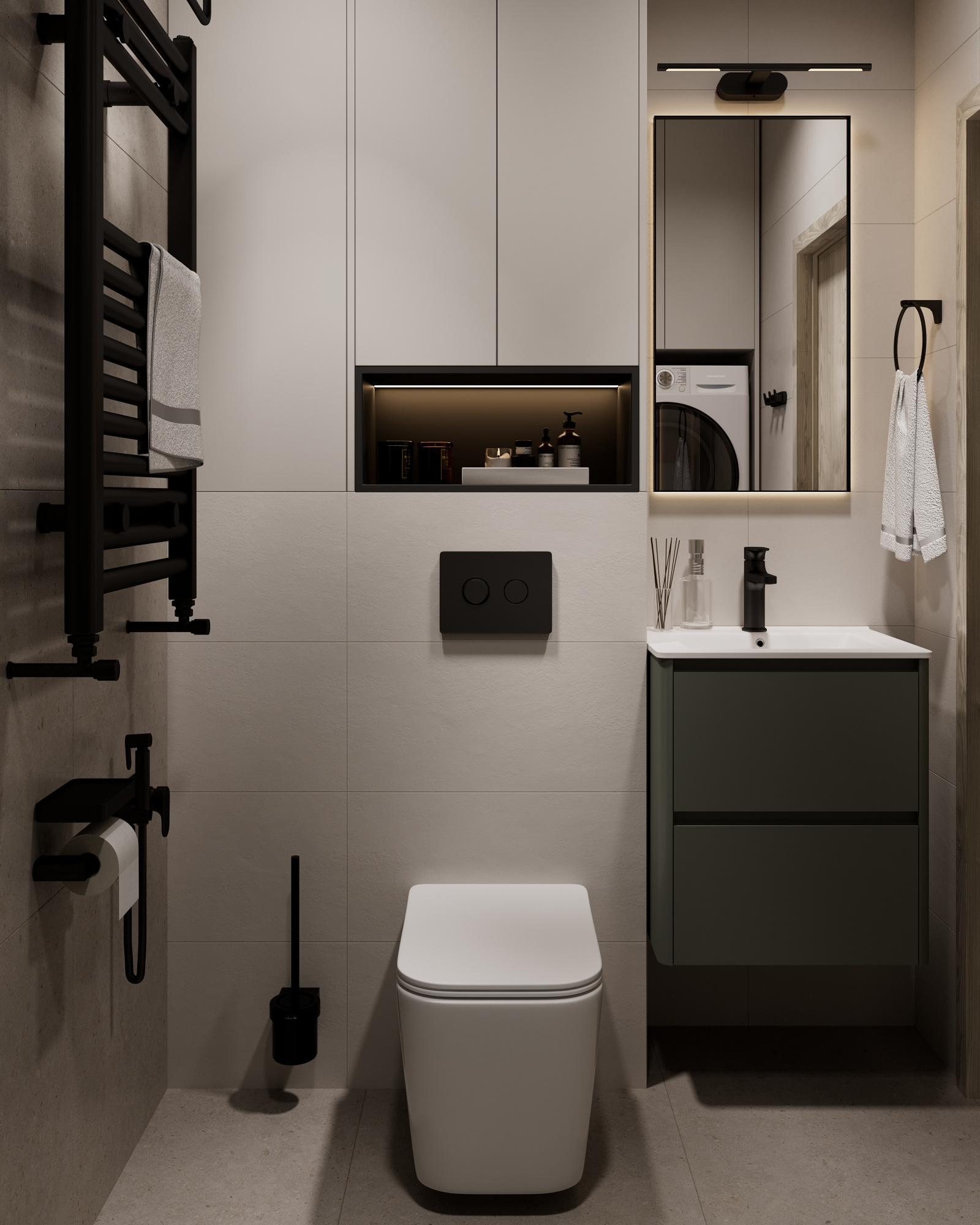 Санузел для Екатерины, ЖК "Притяжение"