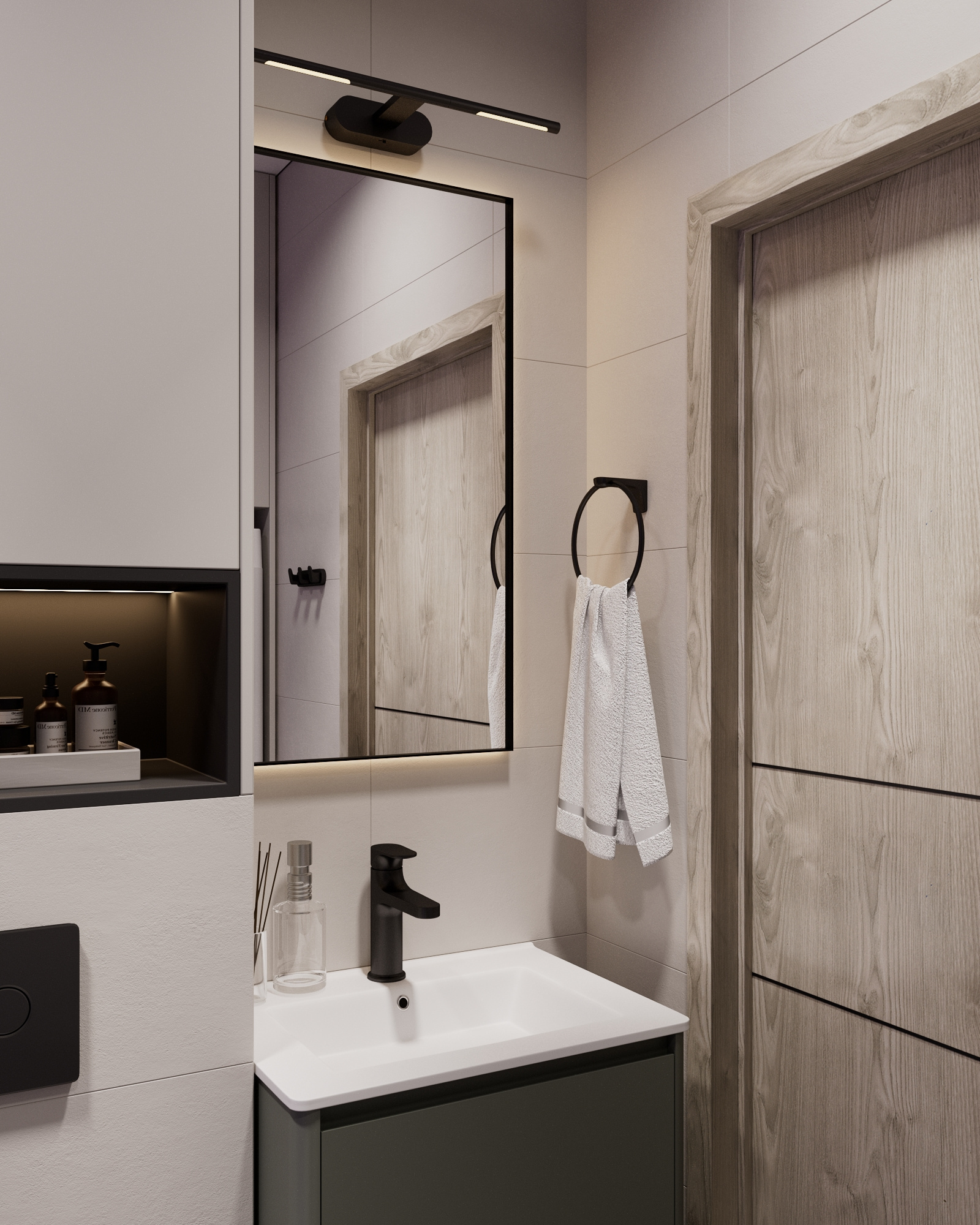 Санузел для Екатерины, ЖК "Притяжение"